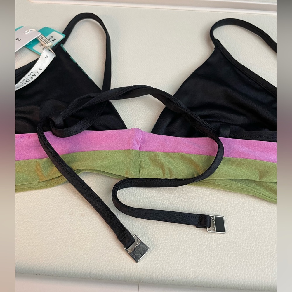 NWT Seafolly Las Palmas bikini top - Picture 3 of 10